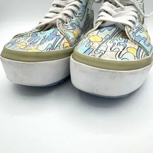 Vans Sk8-Hi Platform UV Ink Sunwaves Canvas Sneaker Size 7 Men's/Women's 8 1/2 thumbnail 2