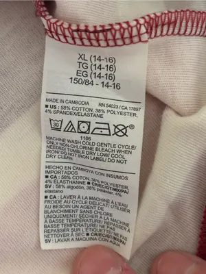 Old Navy Active Rugby Polo Shirt XL Pink Burgundy Striped Long Sleeve thumbnail 3