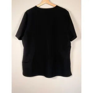 FIGS Technical Collection Black V-Neck Scrub Top XXL FW1100 Short‎ Sleeve thumbnail 2