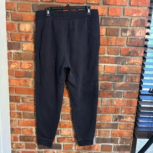 Lululemon womens drawstring relaxed high rise jogger sweatpants black 12 thumbnail 3