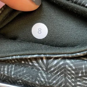 LULULEMON Cool To Street Crop Olive Green Palm thumbnail 9