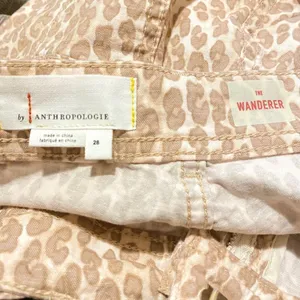 Anthropologie The Wanderer Boyfriend Trendy Casual Pants Leopard Utility Trouser thumbnail 7