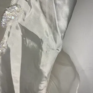 Victoria's Secret Women's Vintage 90s Embellished Teddy Lingerie Bodysuit Pearl thumbnail 6