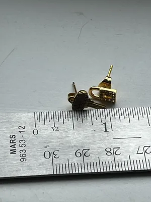 Anthropologie Lock Key stacking Earrings thumbnail 5