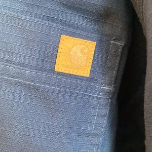 Carhartt Womens V-Neck Short Sleeve Scrub Top size XL Blue thumbnail 4