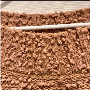 Billabong Womens Furget Me Not Mauve Popcorn Knit Off Shoulder Slouchy Sweater S thumbnail 3