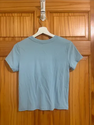 Nordstrom Size Small Light Blue St. Tropez T-Shirt thumbnail 4