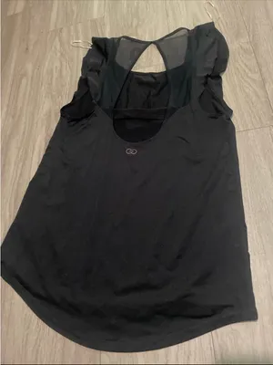 CALIA by Carrie Underwood Black Sleeveless Tank with Mesh Back thumbnail 2