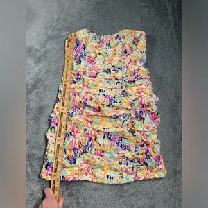 Hello Molly summer for love Multicolor floral Strapless Mini Dress small/4 thumbnail 4