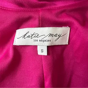 NEW NWT Katie May Damn Gina Low Back Maxi Gown In Electric Pink thumbnail 10