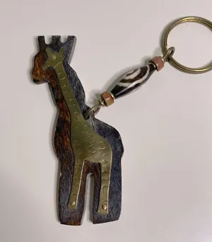 Giraffe key chain Brown thumbnail 2