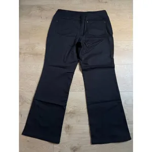 NWOT Womens Belle Kim Gravel pull on black‎ pants stretch size 12P thumbnail 11