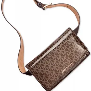 NWT Michael Kors Brown Logo Crossbody Bag thumbnail 1