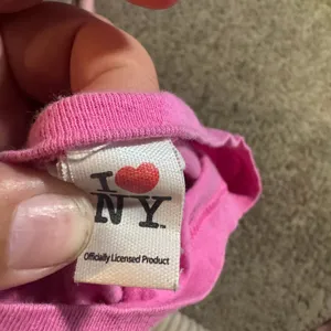 I Love NY Pink Rhinestone Graphic T-Shirt‎ Womens Small 100% Cotton Souvenir Tee thumbnail 3