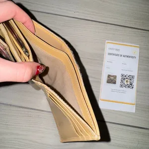 Burberry Blue Label tri-fold wallet in a burgundy‎ and tan plaid pattern thumbnail 8