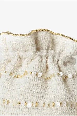 Lulus Beach Beaded Bucket Bag thumbnail 3