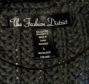 Gray Cardigan Sweater Knitted Size L thumbnail 3