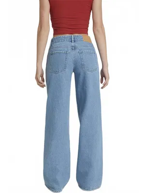 Pacsun Casey Low Rise Baggy Jeans Dark Indigo NWT Suni Size 33 thumbnail 2