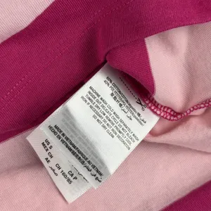Juicy by Juicy Couture Pink Striped Long Sleeve Cropped Rugby Polo Shirt Small thumbnail 7