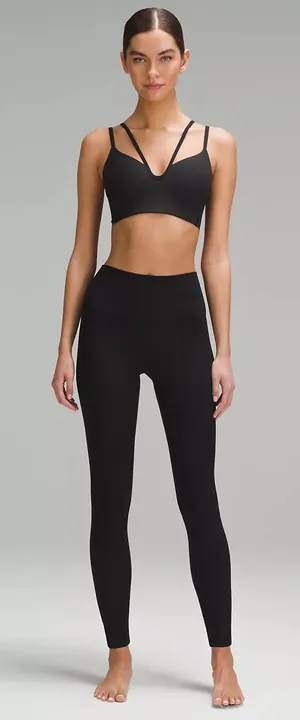 Lululemon Leggings-black ribbed 28” thumbnail 1