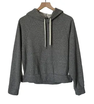 Vuori Hoodie Heather Grey Cotton Blend Relaxed Fit Size Small VW281 thumbnail 1