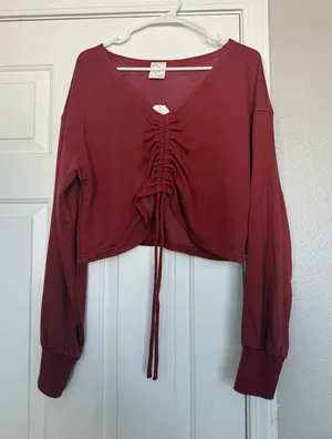 Aerie OFFLINE Cropped Sweatshirt  thumbnail 1