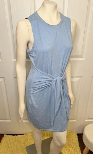 Pink Lily Living For It Blue Bodycon Tank Dress in Blue thumbnail 5