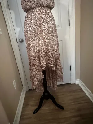 Leopard print midi dress Brown Size XS thumbnail 6