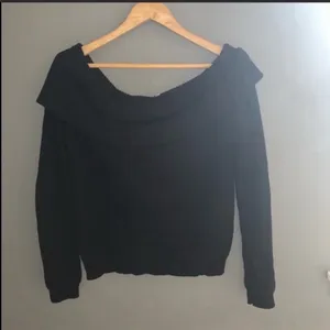 Lovers + friends black off shoulder sweater thumbnail 8