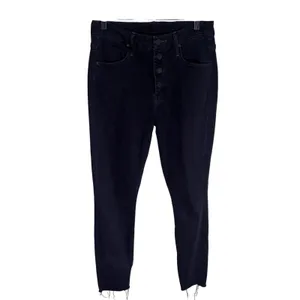 Mother The Pixie Ankle Fray Jeans Holding Hands Dark Wash Button Fly Size 27 thumbnail 2
