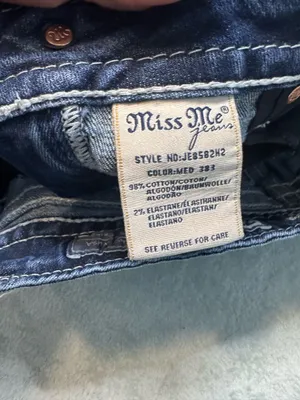 Miss Me Side Zip signature Shorts Cut off denim jean embroidered pocket thumbnail 11
