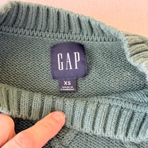 Gap Cable Knit Pullover Sweater Women XS Bistro Green thumbnail 4