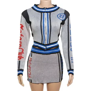 Hi Speed‎ Sweater Skirt Set size (L) Blue/combo thumbnail 8