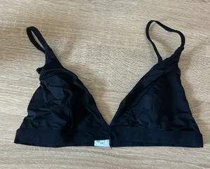 Brandy Melville Black Triangle Bralette with Thin Straps thumbnail 1