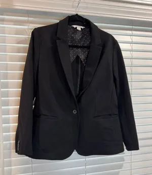 Old Navy Black Single-Button Women's Blazer thumbnail 1