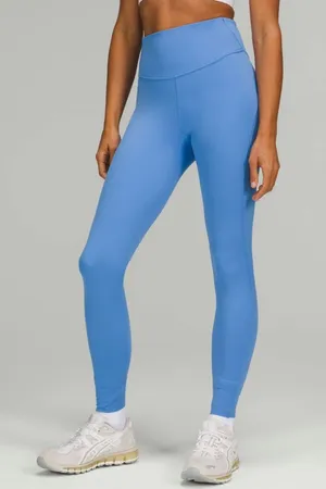 Lululemon base pace leggings brushed nulux for cold weather 6 blue Nile thumbnail 1
