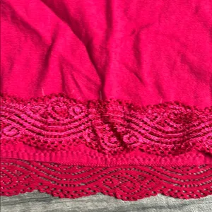 Ann Taylor Fitted Pink Camisole with Ruffles thumbnail 5
