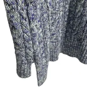 American Eagle Women's Cowl Neck Chunky Knit‎ Sweater Size L Multicolor thumbnail 4