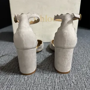 Chloe Lauren Scallop Ankle Strap D’ Orsay Pumps thumbnail 9