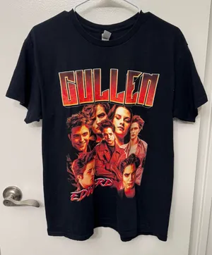 Twilight Edward Cullen Meme Shirt | Funny Vampire Graphic Tee | Y2K thumbnail 1