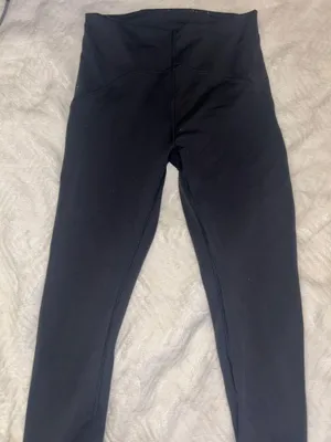 Black size 6 lululemon fast & free leggings thumbnail 1