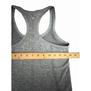 Lululemon Swiftly Size 4 Tech Racerback Tank Top 2.0 Heathered Gray #HHH1-2 thumbnail 4