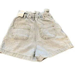 Zara Paperbag High waist Jean Shorts size XS thumbnail 2