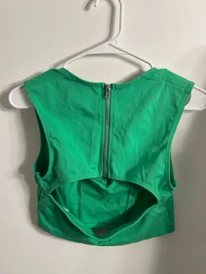 Urban Outfitters Green Crop Top thumbnail 2