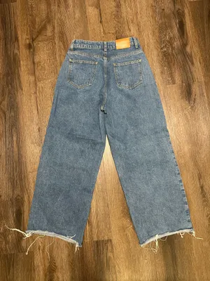 White Fox Wide Leg Denim Jeans thumbnail 3