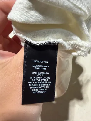 Frye cream Hell-Cat Graphic Crewneck Tee XL thumbnail 8