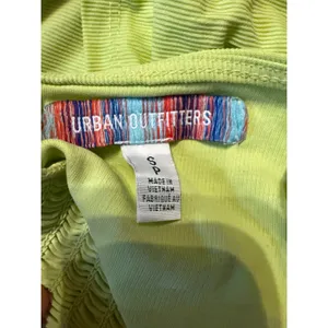 Urban Outfitters Halter Crop Top Women's Small Green Ruched‎ Party Club Beach thumbnail 3
