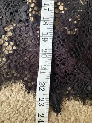 Intermix Y2K boho 90s 2000s black emo goth lace haulter cami tank top size xs thumbnail 15