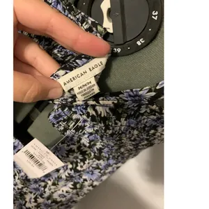 American Eagle Sundress Daisy Floral Pattern Blue Medium thumbnail 9