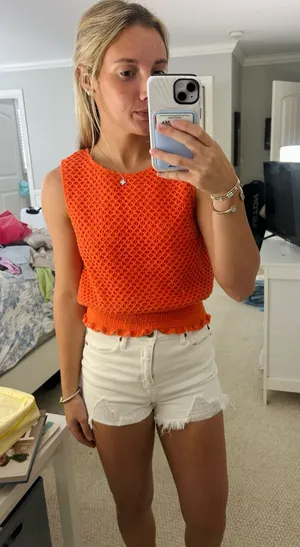 Sedge Tank Top Orange Size XS thumbnail 1